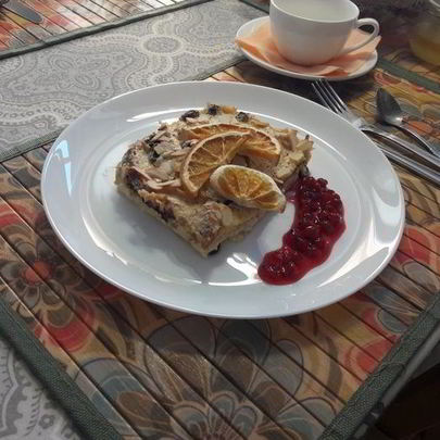 Апельсиновый пудинг