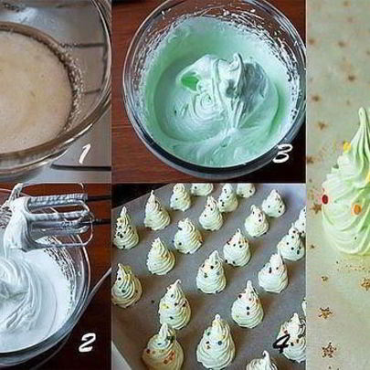 Безе новогоднее