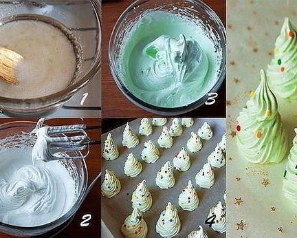 Безе новогоднее