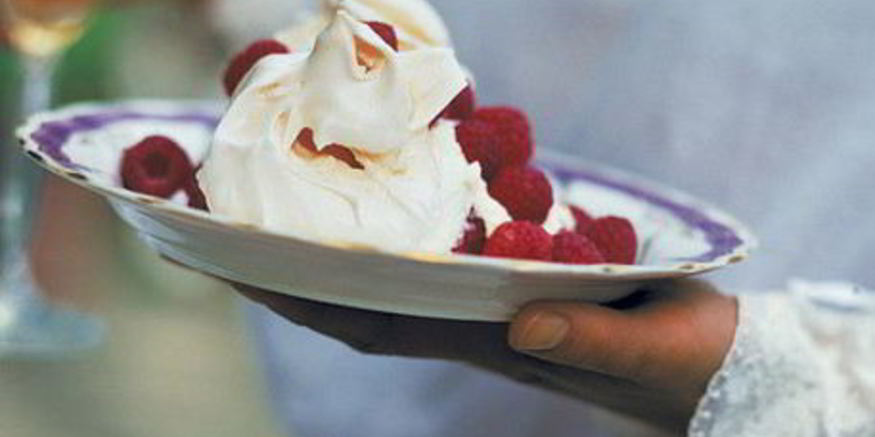 Рецепт безе с малиной