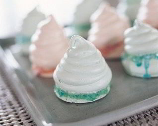 Безе с мятной карамелью