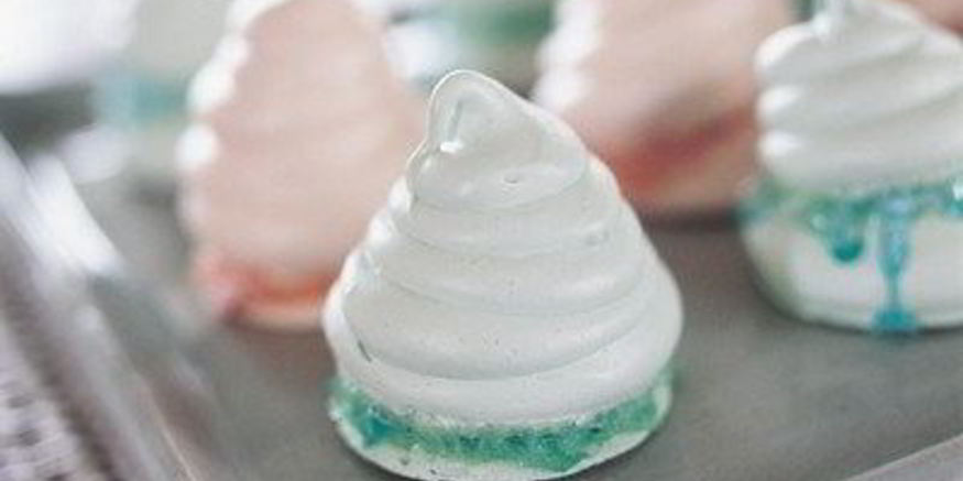 Рецепт безе с мятной карамелью