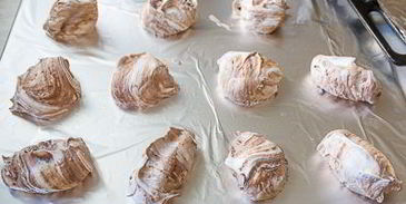 безе с шоколадом