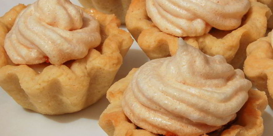 Рецепт корзиночек с безе