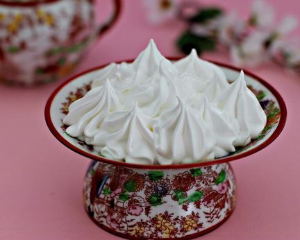 Крем мокрое безе для украшения