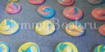 разноцветное безе