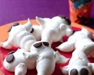 Сладкие привидения из безе