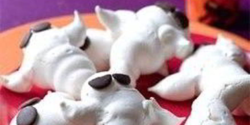 Рецепт сладких привидений из безе