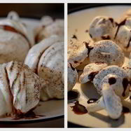 Рецепт Украшений из безе с шоколадом