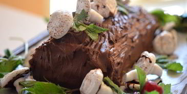 украшения из безе с шоколадом