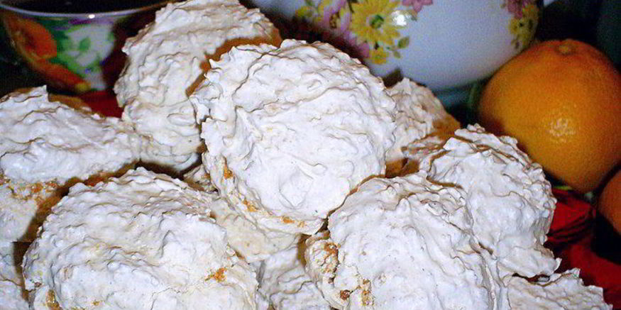 Рецепт заварного кокосового безе