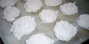 заварное кокосовое безе