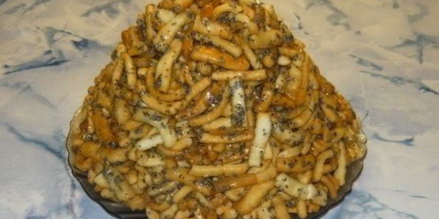 Рецепт чак-чака со сгущенкой