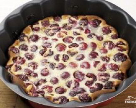 Десерт из черешни