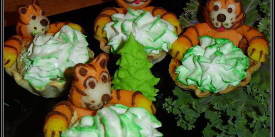 Рецепт десерта полосатики