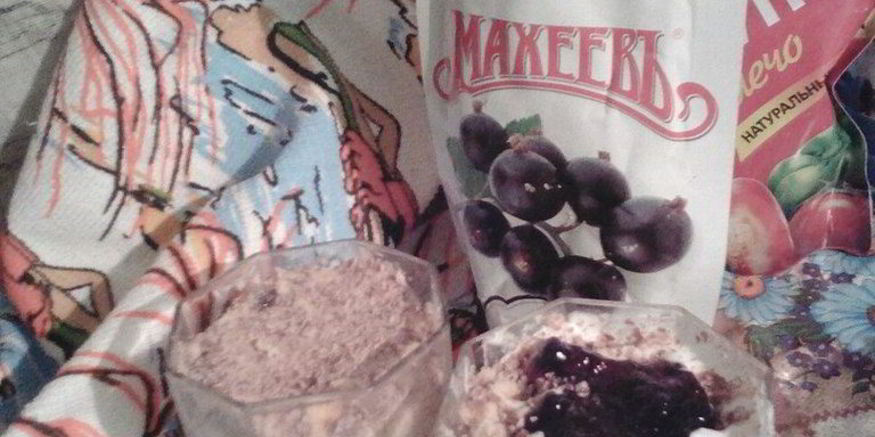 Рецепт десерта ягодного снег