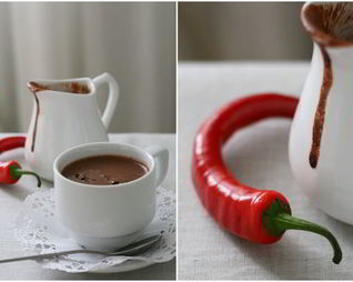 Горячий шоколад с перцем чили