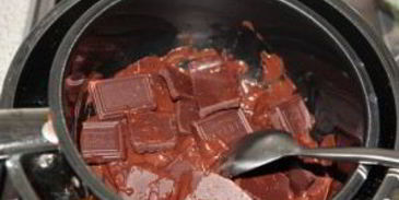 груша в шоколаде