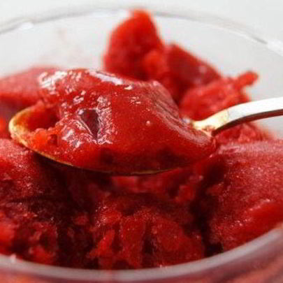 Грушево-ежевичный сорбет