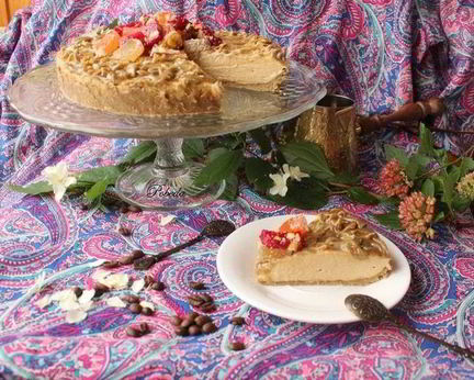 Чизкейк Халва-кофе-кардамон