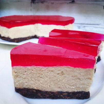 Чизкейк с халвой без выпечки