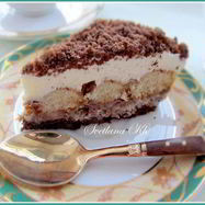 Рецепт Десерта с халвой, клюквой и сливками