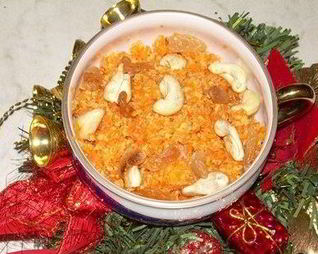 Халва из моркови с кешью