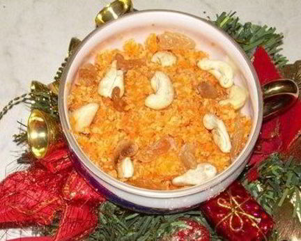 Халва из моркови с кешью