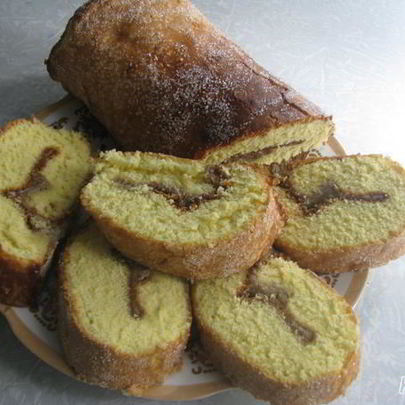 Рулет с халвой