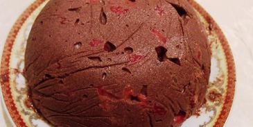 холодный десерт клубника в шоколаде