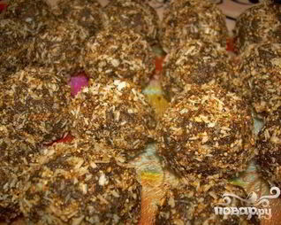 Домашние конфеты с арахисом