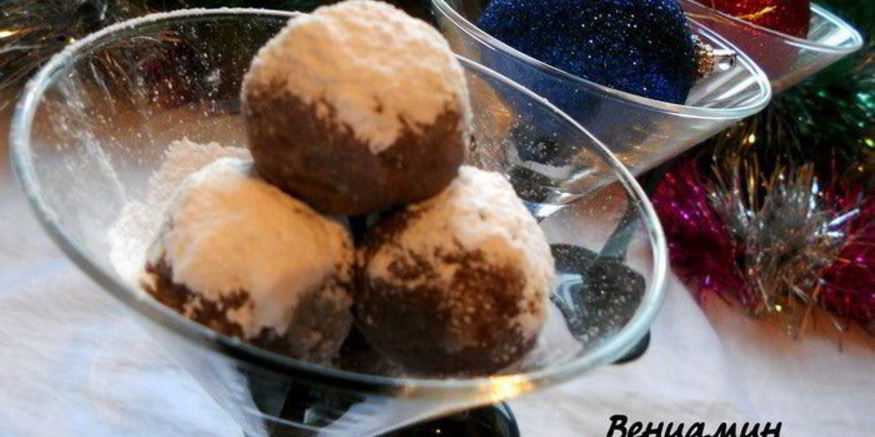 Рецепт клюквенно-мятных шоколадные конфеты