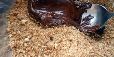 клюквенно-мятные шоколадные конфеты