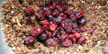 клюквенно-мятные шоколадные конфеты