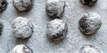 клюквенно-мятные шоколадные конфеты