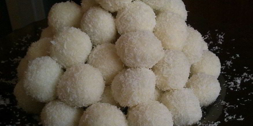 Рецепт кокосовых конфет с изюмом