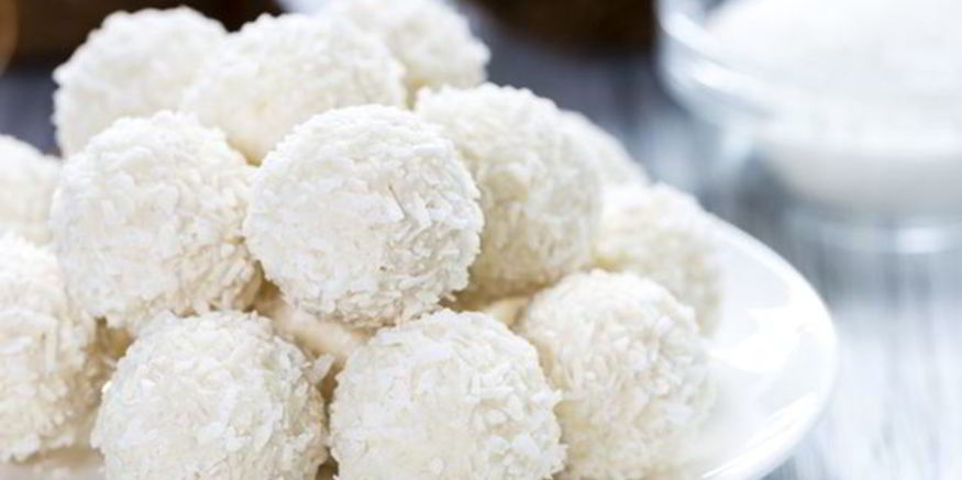 Рецепт кокосовых конфет с миндалем