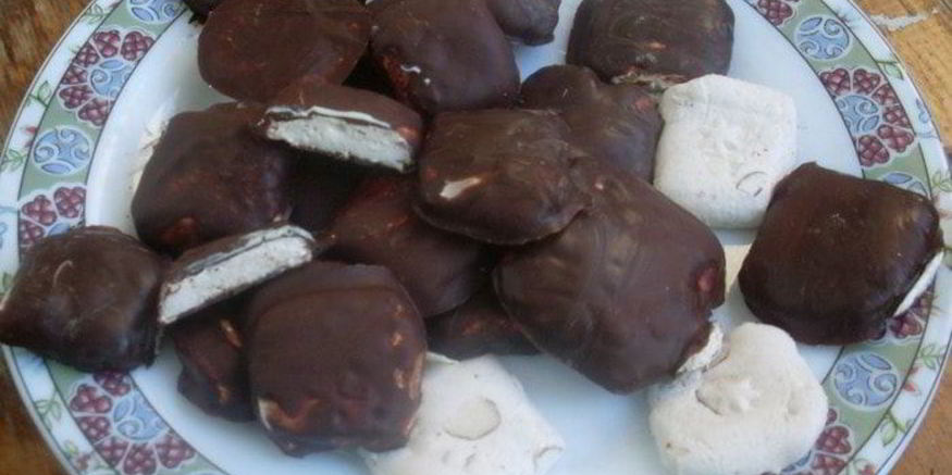 Рецепт конфеток нуга в шоколаде