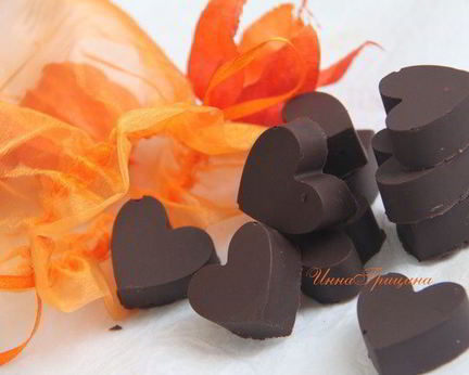 Конфеты с миндально-имбирной начинкой