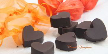 конфеты с миндально-имбирной начинкой