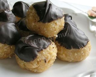 Конфеты с ореховой пастой