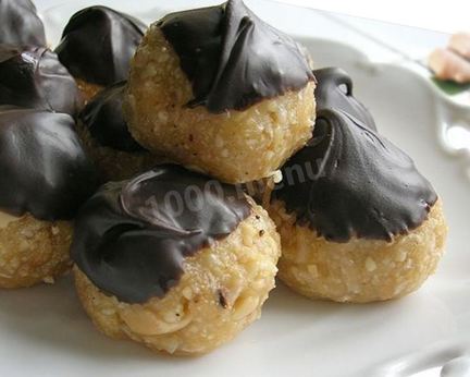 Конфеты с ореховой пастой