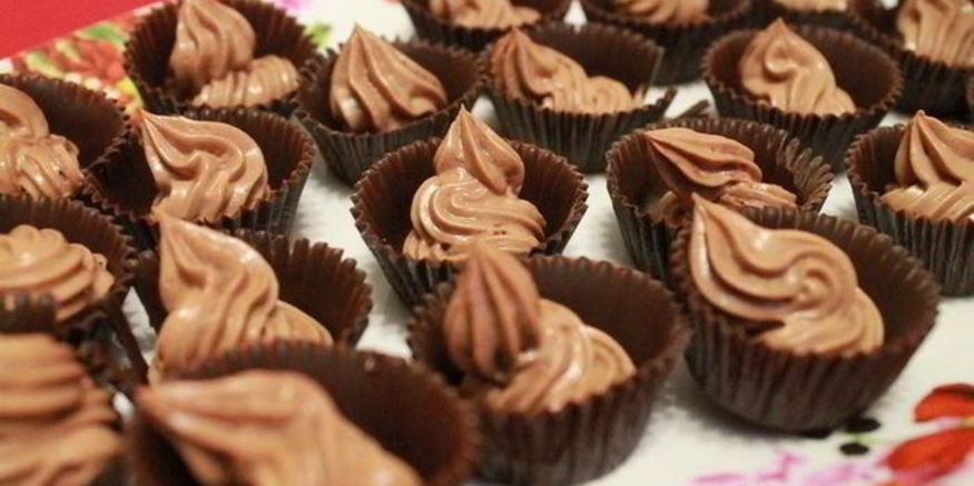 Рецепт конфет с шоколадно-сливочной начинкой