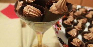 конфеты с шоколадно-сливочной начинкой