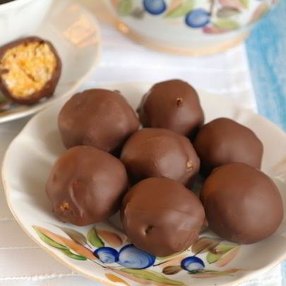 Конфеты Тыква в шоколаде