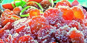 морковные конфеты в кокосе