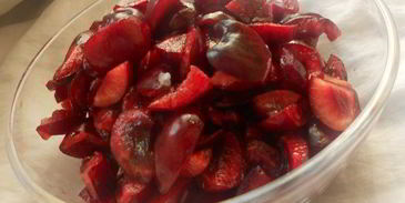 мягкие черешневые конфеты с ромом и маскарпоне