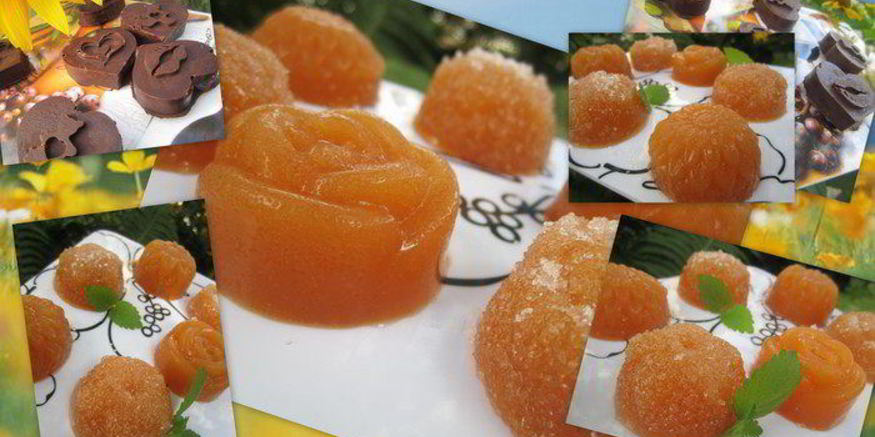 Рецепт персикового мармелада и шоколадно-мармеладные конфеты