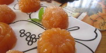 персиковый мармелад и шоколадно-мармеладные конфеты