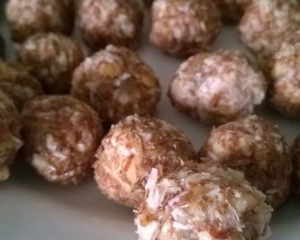 Полезные конфеты с бананом